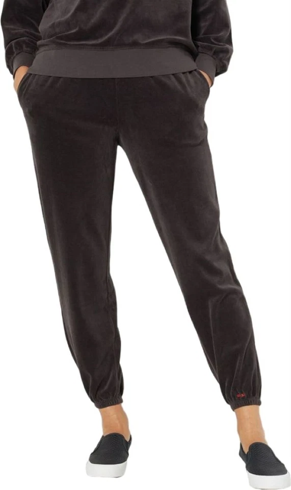 Peace Love World Garment Dyed Velvet Pants Onyx XS NWOT (268) - Image 1 of 1