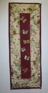 Butterfly Garden Handmade Wall Hanging 24cm x 66cm - Picture 1 of 2