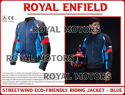 Royal Enfield «STREETWIND экологически чистый езды куртка синий» - экспресс-доставка - Изображение 1 из 4