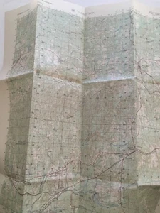 Rare 1958 TALBOTTON GA US Army Topo Map Railroad Topography Series V745 4049 II - Picture 1 of 9