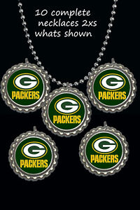 Green bay Packers football nfl party favors lot of 10 necklaces necklace 
