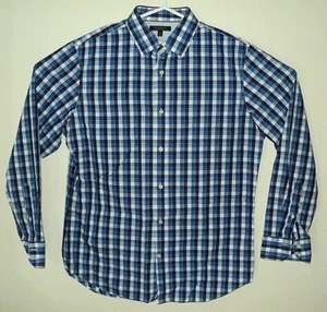 BANANA REPUBLIC NEW Authentic Button Down LS Plaid Casual Shirt Size Large - Picture 1 of 3