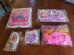 BARBIE PARTY DECOR LOT PT6 - Picture 1 of 5