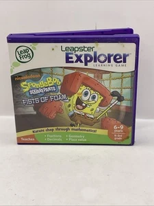 SpongeBob SquarePants FISTS OF FOAM Leap Frog LEAPSTER EXPLORER - Case Only! - Picture 1 of 15