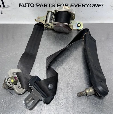 Retractor de cinturón de seguridad delantero derecho Honda Civic 1996-2000 OEM gris oscuro Foto 1 de 4