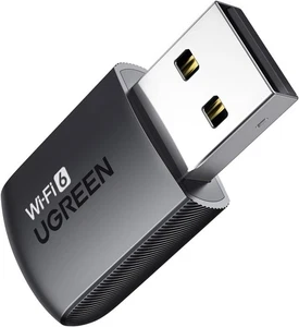 UGREEN Wifi Dongle, AX900 USB Wifi 6 Adapter Bezprzewodowy dwupasmowy 5Ghz / 2,4Ghz - Zdjęcie 1 z 9