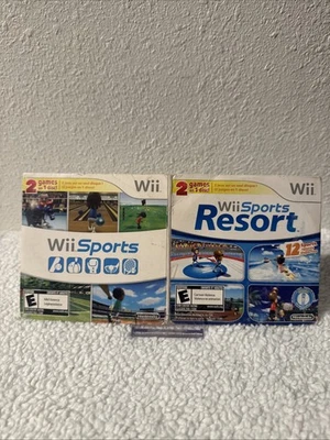Wii Sports and Wii Sports Resort 2 in 1 Combo Disc - Tested Working Sleeve - Image 1 of 4