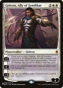 Gideon, Ally of Zendikar (REGULAR) x1 - MTG The List PLST #BFZ-29 - Picture 1 of 1