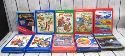 Lot of 10 Intellivision Games all in Original Boxes - Most are CIB Complete READ - Image 1 of 4