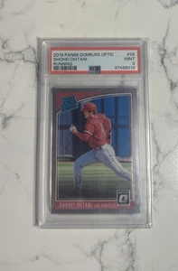 Shohei Ohtani 2018 Panini Donruss Optic Rated Rookie Running Variation RC PSA 9 - Bild 1 von 1