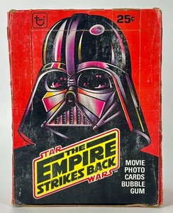 Carte collezionabili Topps Star Wars L'impero colpisce ancora 1980 scatola vuota - Foto 1 di 6