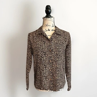 Blusa De Colección Años 90 TR Bentley Estampado Leopardo Talla S Foto 1 de 4
