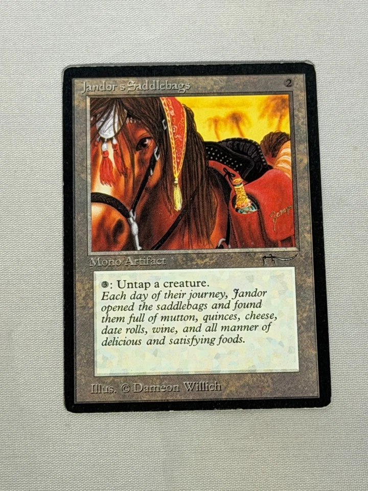 MTG Jandor's Saddlebags Arabian Nights Magic the Gathering - Image 1 of 2