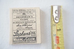 Manual de horarios de guía ferroviaria Bradshaws miniatura enero 1923  - Imagen 1 de 7