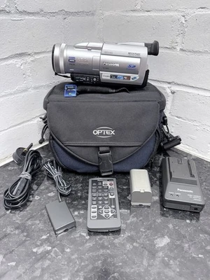 RARE Panasonic NV-MX8A Leica 100x Camcorder Mini DV SD Card PAL - TESTED - Image 1 of 4