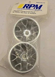 Ruedas delanteras cromadas con honda RPM Traxxas Nitro Rustler Nitro Stampede 81903 - Imagen 1 de 1