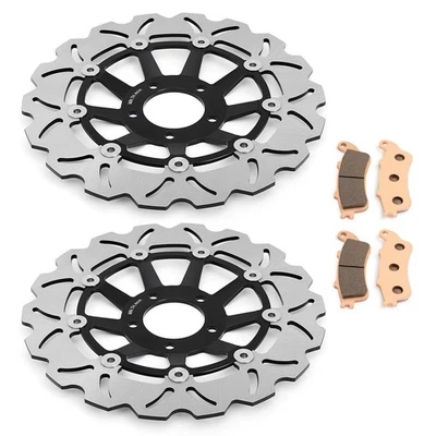 Pair Front Brake Rotors Discs For Suzuki GSF 1200 Bandit S RF 900 1996-1999 1998 Foto 1 de 4