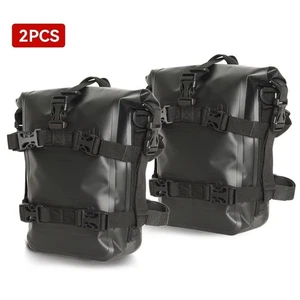 Motorcycle Frame Crash Bars Waterproof Tool Bag Bumper Repair Placement Bag UK - Picture 1 of 10