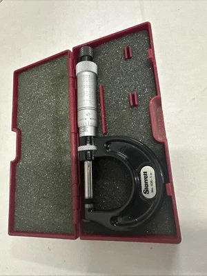 Starrett NO. 436 Outside Micrometer 1" with .0001" Resolution - Image 1 of 3