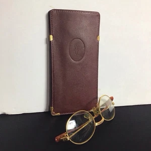 Cartier 51-20-135 Series Limited Wired Frame Eye Glasses & Leather Pouch - Bild 1 von 21