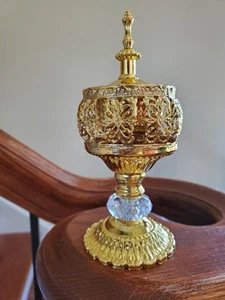 Räuchergefäß - Metall Bakhoor Holzkohle Räuchergefäß (Schreibtischgröße, arabischer Stil) - Bild 1 von 6