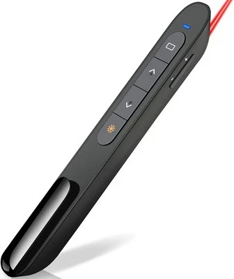  Wireless Presenter Remote with Air Mouse Control, Rechargeable USB - Image 1 of 4