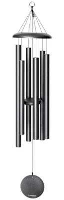 Campanas Corinthian de Wind River - Carillón de viento de vena plateada de 44 pulgadas para patio, baño... Foto 1 de 4
