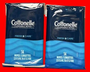 Cottonelle Fresh Pflegetücher für unterwegs 14ct - 2er Pack - Bild 1 von 2