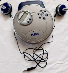 Disco compacto portátil RCA con auriculares con gancho para oídos RCA RAROS todos funcionan bien - Imagen 1 de 7