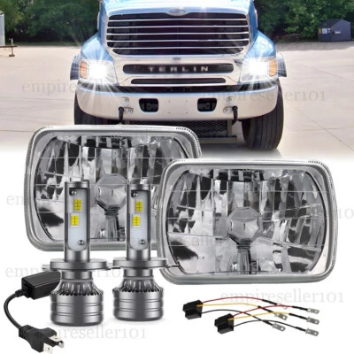 un par de faros LED 7x6 5x7 punto alto/bajo para camión comercial Sterling LT9500 Foto 1 de 4