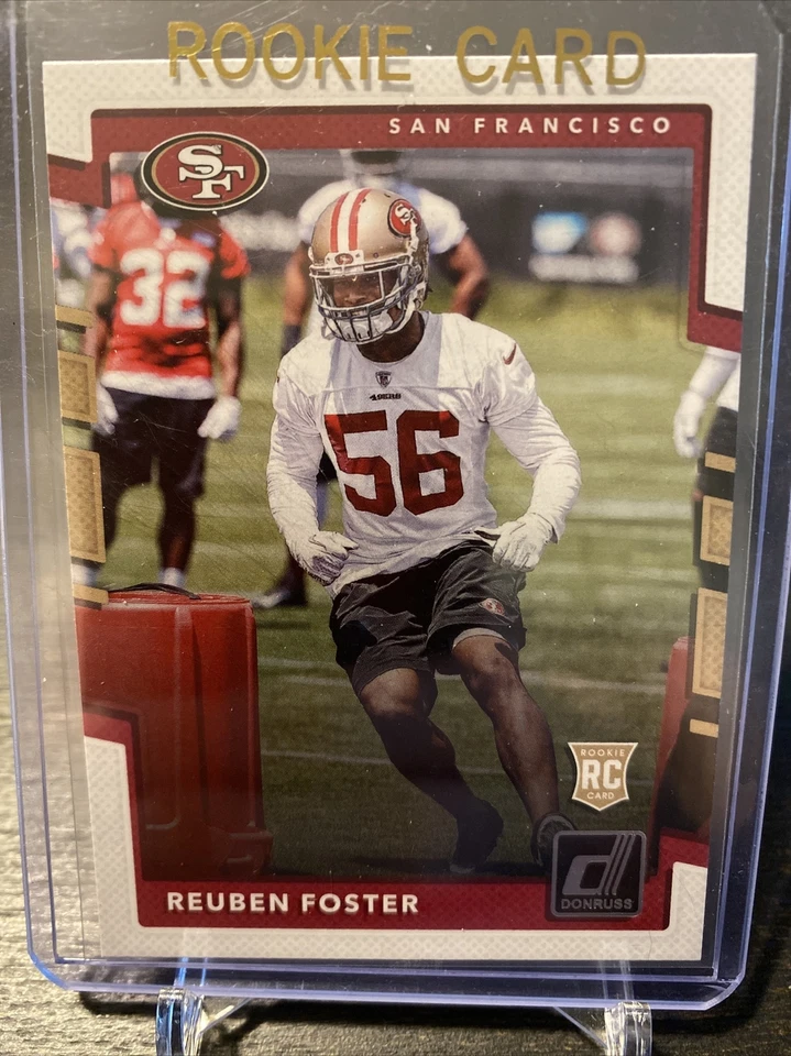 REUBEN FOSTER  49ers 2017 DONRUSS #382 - Image 1 of 1