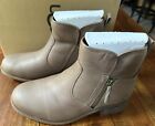 BRAND NEW  UGG Lavelle Camel Brown Chelsea BOOTS Women's 9 Leather NEW IN BOX!