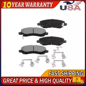 Front Ceramic Brake Pads for Dodge Avenger Caliber Chrysler Sebring Jeep Compass - Picture 1 of 8