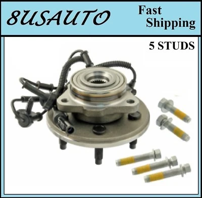 Conjunto de cojinete de cubo de rueda delantera apto para Mercury Mountaineer 2002-2005 con pernos Foto 1 de 3