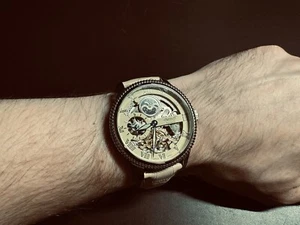 Ingersoll Limited Edition Ulzana IN2713CR Dual Time Automatic Cream Dial German - Picture 1 of 20