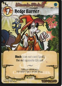 Hedge Barrier - Origins - Wizard of Mickey TCG - Imagen 1 de 1