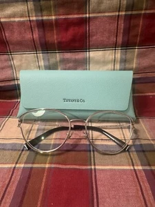 TIFFANY & Co. TF1157B 6001 Silver Demo Lens 54/18/145 Women's Eyeglasses - Picture 1 of 5