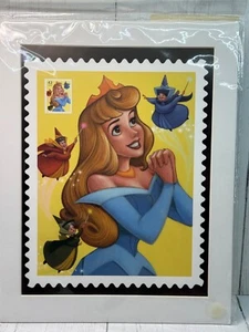 Impresión de estampilla de 42 centavos de la Bella Durmiente de Disney Madrinas USPS NUEVO arte de Bruce McGaw - Imagen 1 de 9