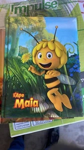 Diario Grande Agenda Scuola L'Ape Maia 10 Mesi Non Datato Copertina Morbida - Foto 1 di 1