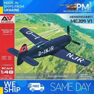 A&A Models 4811 - 1/48 Messerschmitt Me.209V1 (Speed Record) Prototyp Flugzeug - Bild 1 von 12