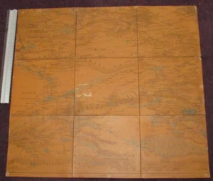 1911 RARE BOLSHEVIK RUSSIAN MAP of URUMCHI or URUMQI in CHINA - Picture 1 of 15