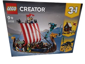 LEGO CREATOR 3 en 1 31132 Le bateau viking et le serpent de Midgard-neuf scellé - Imagen 1 de 6