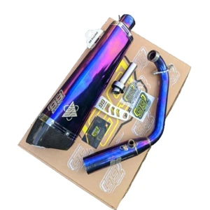 99 tubos de escape Racing Custom sistema completo para Yamaha XMAX 250/300cc 2017-2023 - Imagen 1 de 5