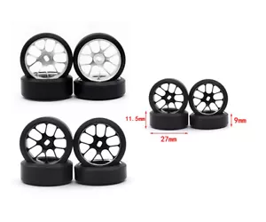 NEUMÁTICO Y RUEDA F & R 2.5 / 5.5 OFFSET PARA 1/28 KYOSHO MINI-Z AWD MR-03 DRIFT CAR - Imagen 1 de 12