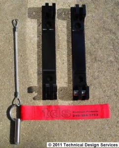 TDS - Black Quick Mount, Drag, Race, Boat, Off Road, Industrial, NHRA - Picture 1 of 7