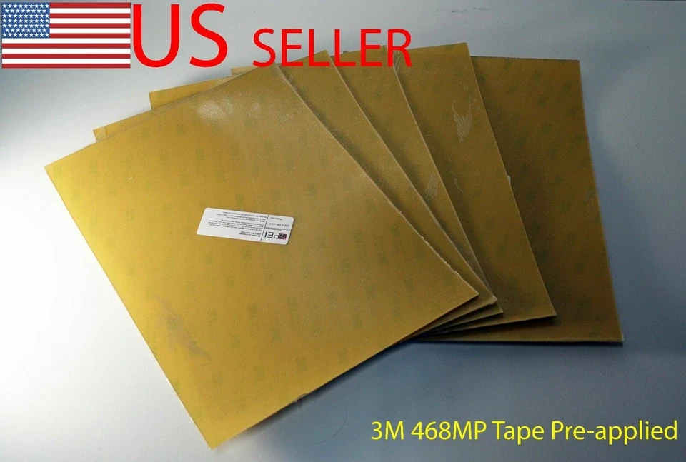 Pack Of 5 - PEI Sheet for 3D Printer  120mm x 120mm (4.7" x 4.7") - Image 1 of 1