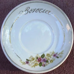Platillo de porcelana china cerámica flores Bevecia Ionia Clematis 5 1/2 pulgadas - Imagen 1 de 2
