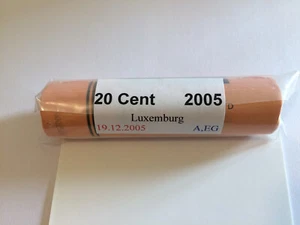 20 Cent 2005 Luxemburg Original Rolle (Z022/0460) - Bild 1 von 1