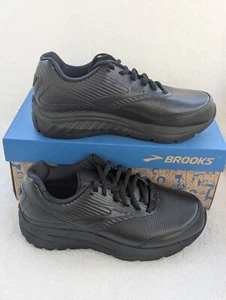 Größe 7,5 Brooks Addiction Walker 2 Damen-Schnürschuhe maximale Unterstützung schwarz Wanderschuhe - Bild 1 von 8