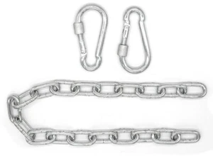230 kg Hängesessel Kette 50 cm Aufhängung 2 Karabiner für Schaukel Hängematte - Bild 1 von 7